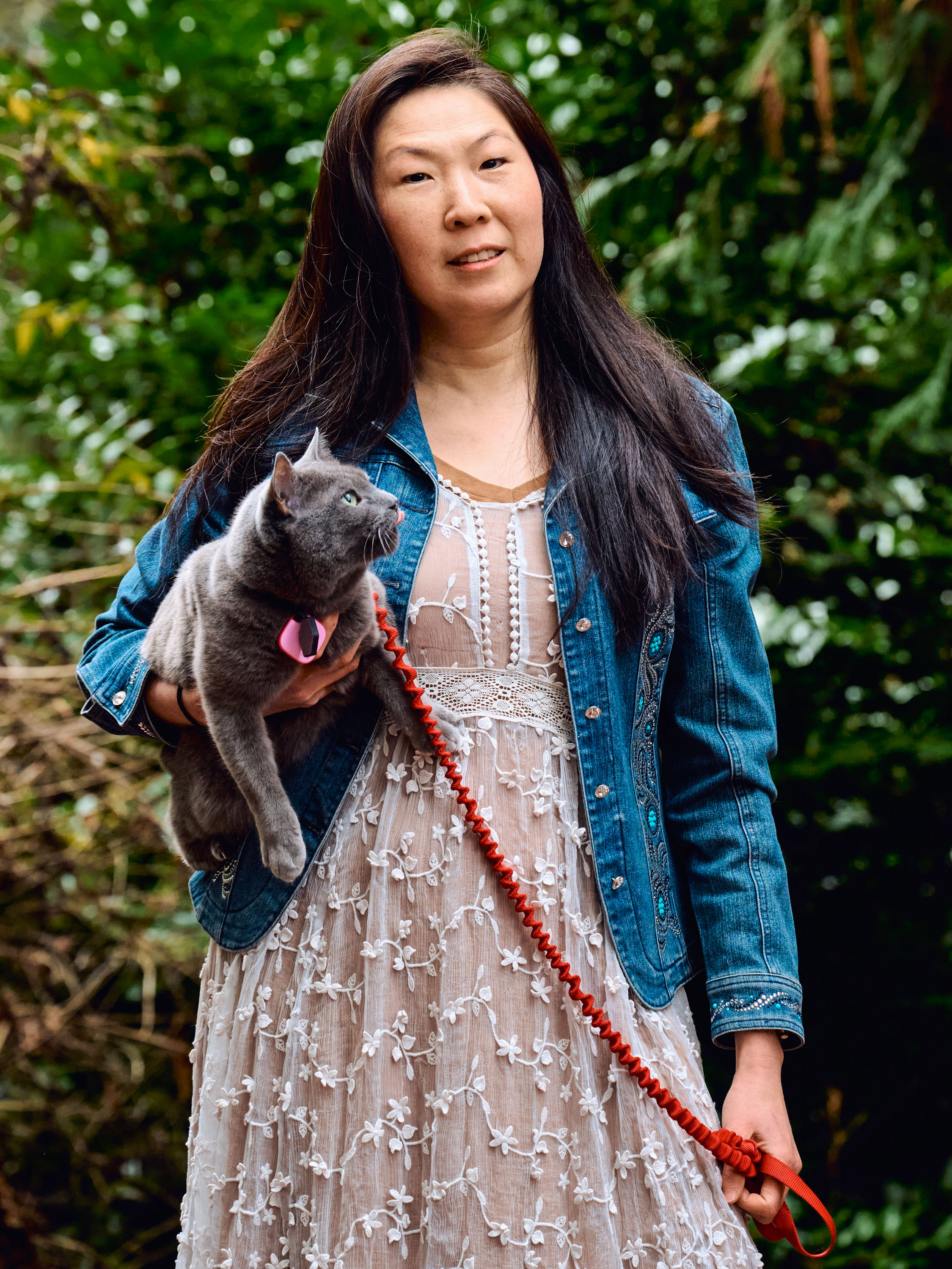 CHARLIE LIEU holding Petra